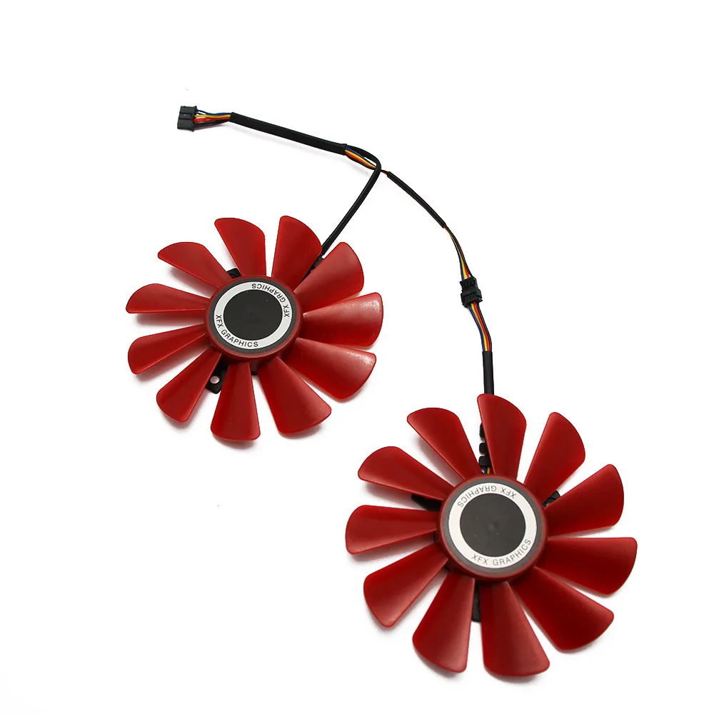 85MM FDC10U12S9-C 0.45AMP 4Pin Cooler Fan Replacement For XFX RX 560D RX 570 RX 580 RX Vega Graphics Video Card Cooling Fans