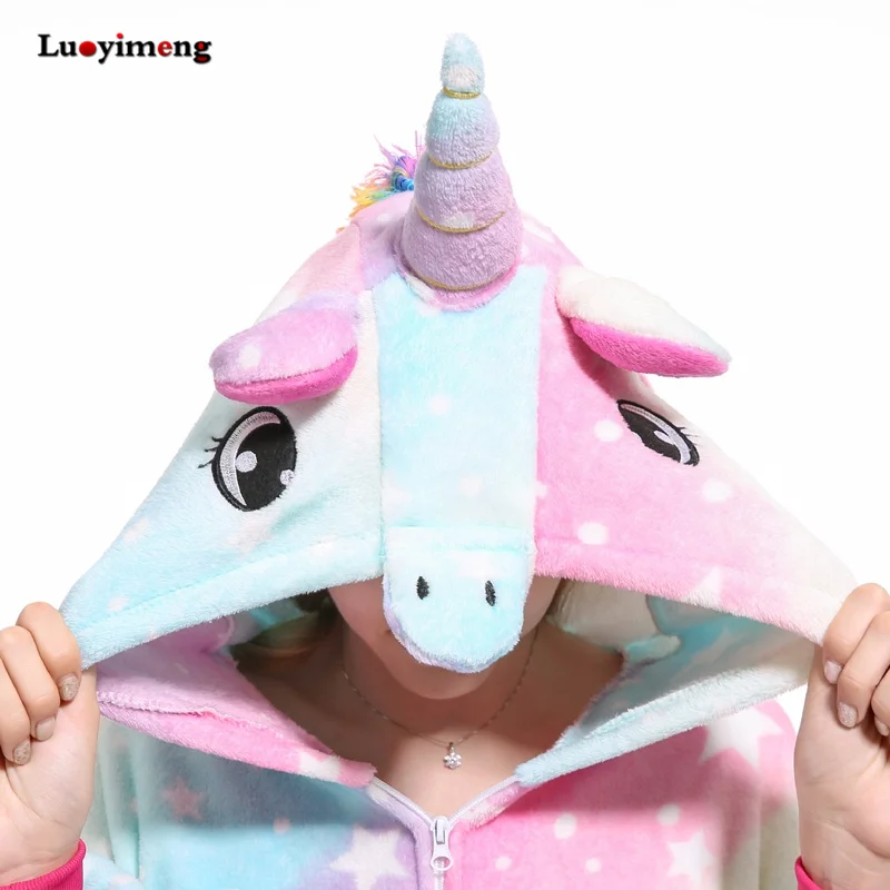 Женская пижама с капюшоном Kugurumi зимняя Пижама унисекс в стиле аниме 2019| |