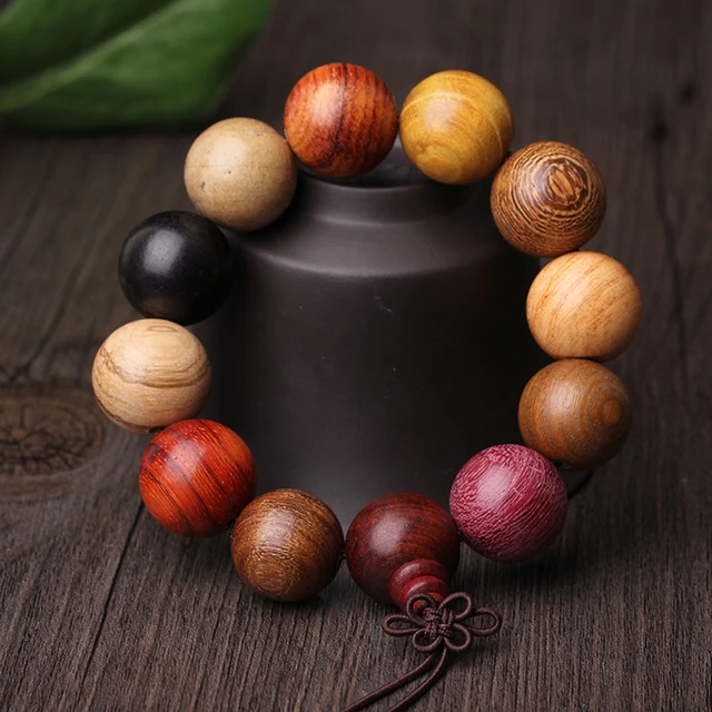 Rope Sliders & Wood Bead Bracelet 3 pack Brown | AMiGAZ Attitude Approved  Accessories