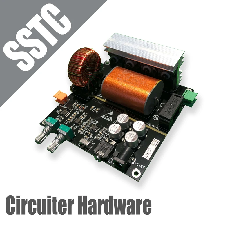 

SSTC integrated drive board finished product integrated solid state Tesla coil