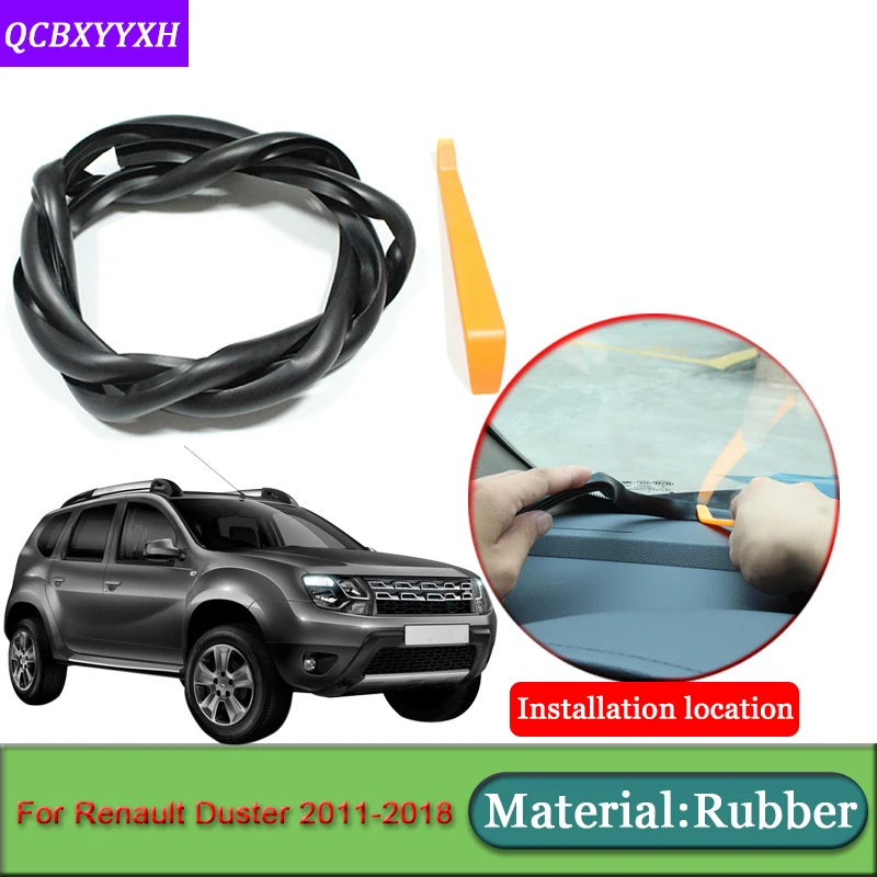 Автомобильный-Стайлинг для Renault Duster 2011- анти-звуконепроницаемые не пропускающие шума пылезащитные полоски для приборной панели автомобиля