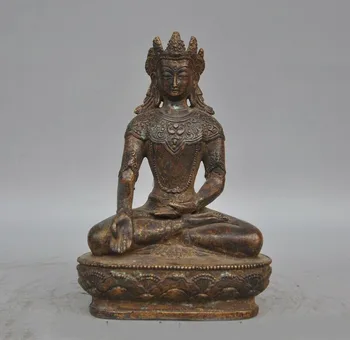 

wedding decoration Tibetan Buddhism Bronze Nepal White Tara Kwan-yin Guanyin goddess Buddha statue