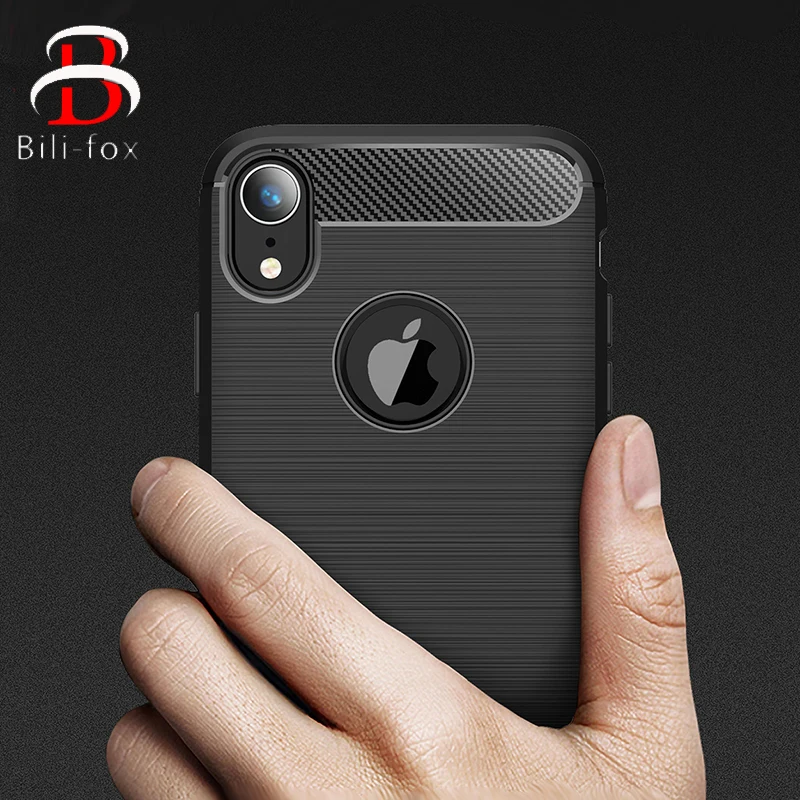 

TPU Phone Case for iPhone Xs XR X Soft Anti-skid Phone Case for iphone 6 7 8 Plus Back Cover Shockproof Silicone Business Coque