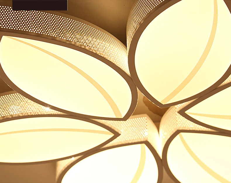 Plafoniere Led Moderne Design : Blätter decke licht moderne oberfläche montiert led celing lampe