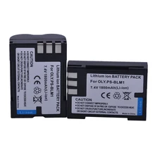 Tectra 2 шт. 1800 мАч PS-BLM1 BLM-1 BLM-01 PSBLM1 BLM1 Камера литий-ионный Батарея для Olympus E-300 E-330 E-500 E-510 C-5060 C-7070
