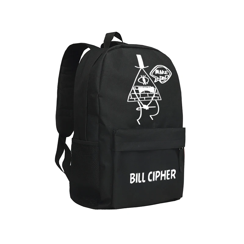 

Gravity Falls Backpack for Children Students Shoulder Bag Bookbag Bill Cipher