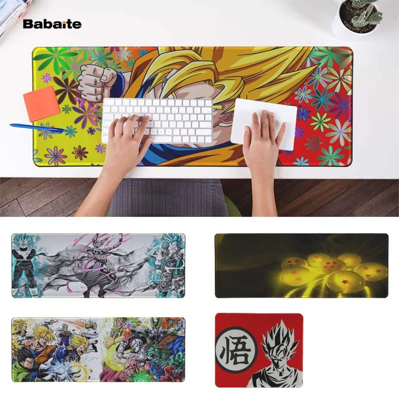 

Babaite My Favorite Anime Dragon Ball Laptop Computer Mousepad Free Shipping Large Mouse Pad Keyboards Mat