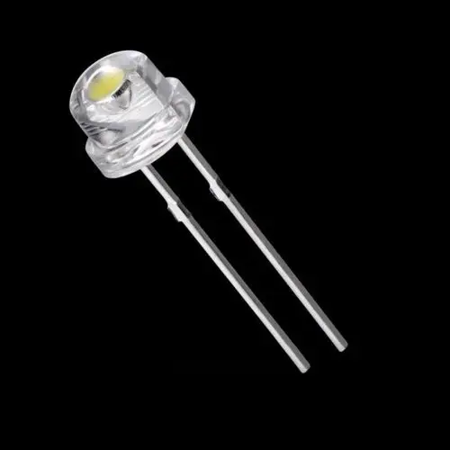 

50pcs F5 5mm Emerald GREEN Straw Hat Superbright LED Light LED lamp