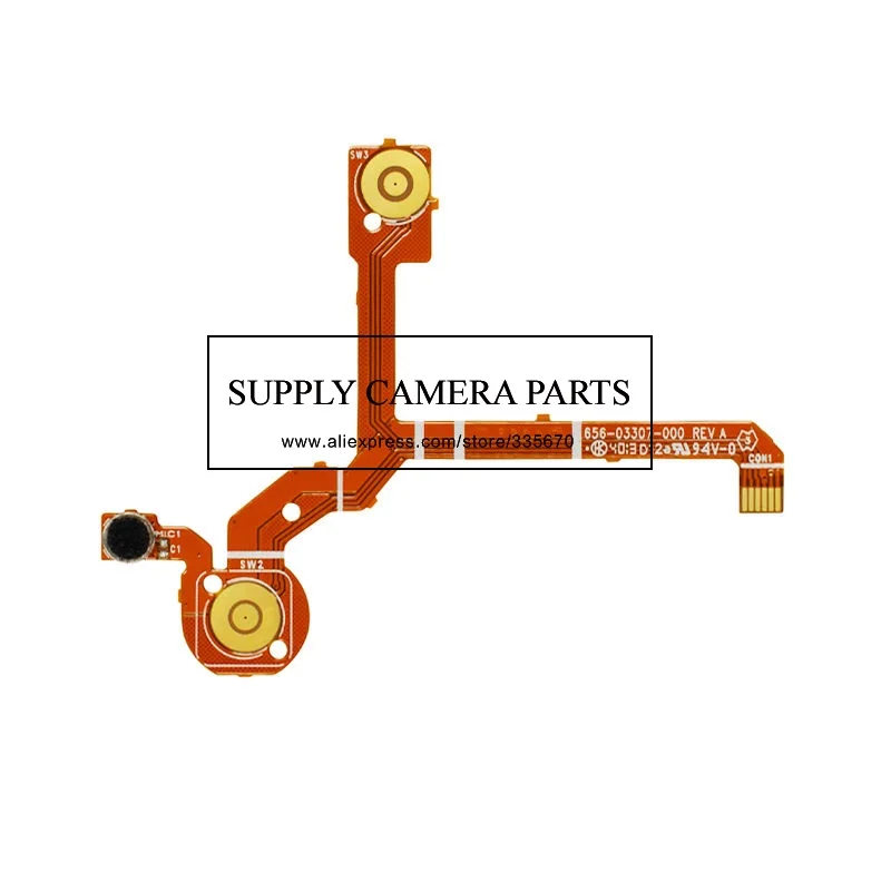 

For Gopro hero3+ Plus Shutter Side Buttons Microphone Flat hero3+Flex Cable for Gopro3 Hero 3+plus camera Repair Part