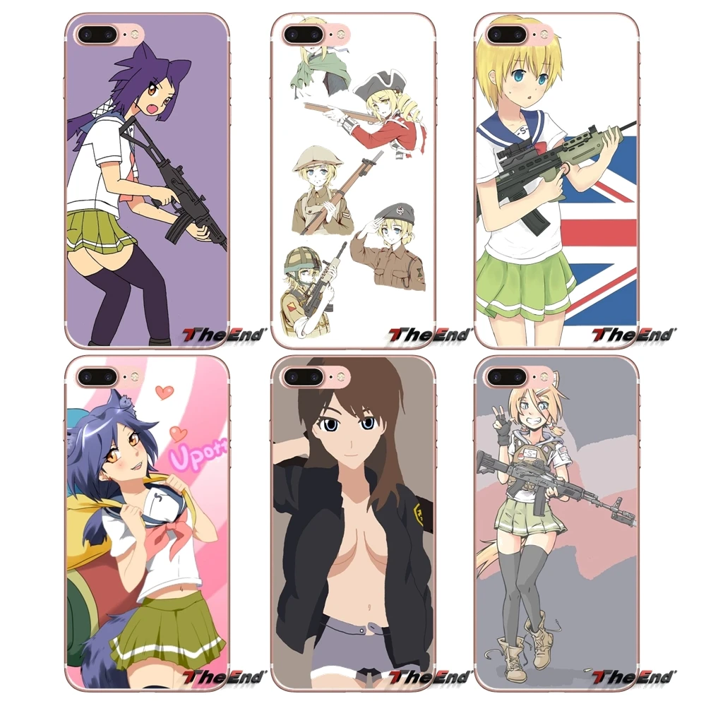 Upotte Anime Transparent Clear Tpu Case For Xiaomi Redmi 4 3 3s