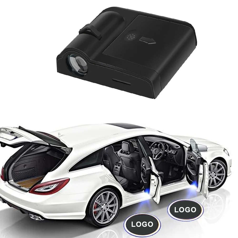 

1pcs Wireless LED Car Door Light Car Logo Projector Ghost Shadow Light For Volkswagen/Ford, Welcome Lights