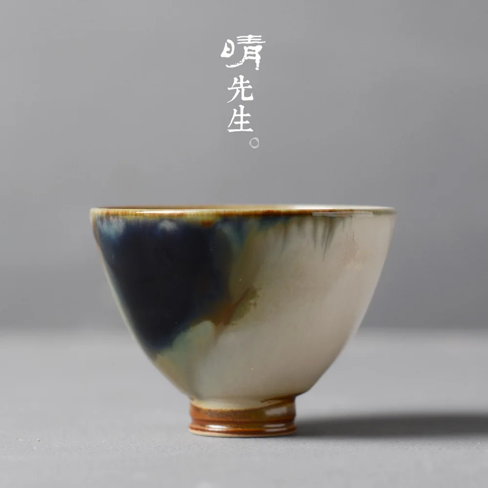 

Mr. Wu Ying Cup Jingdezhen High Temperature Ceramic Kungfu Small Tea Cup Ink Landscape Humanistic Tea Ware