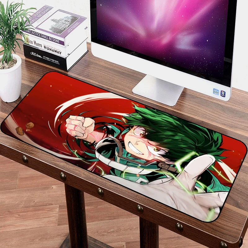 

FFFAS 70x30cm Big Mouse Pad Mat Gaming Speed Model Mousepad My Hero Academi Bakugou Katsuki OCHACO URARAKA Display PC Cushion