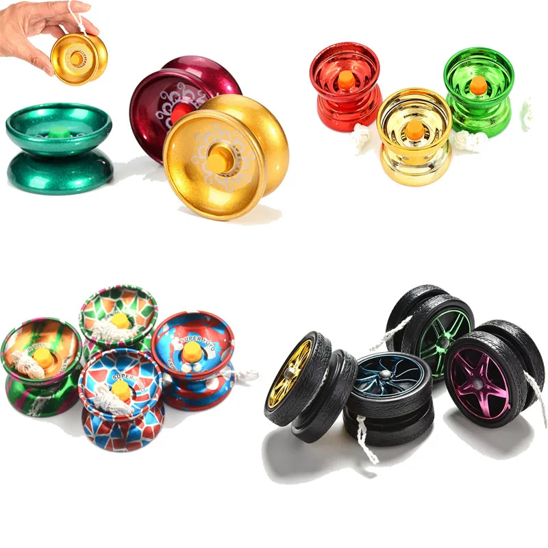 1 шт. 5 стилей пластиковые колеса Yoyo мяч Гальваническое YoYo шарикоподшипник струны