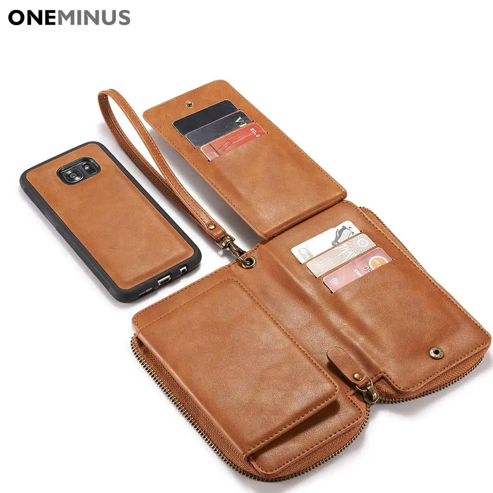 bilder für Oneminus leder handy brieftasche tasche abdeckung case für samsung galaxy s7 s7 rand s6 s5 retro leder brieftasche case mit karte slots bilder für Oneminus leder handy brieftasche tasche abdeckung case für samsung galaxy s7 s7 rand s6 s5 retro leder brieftasche case mit karte slots