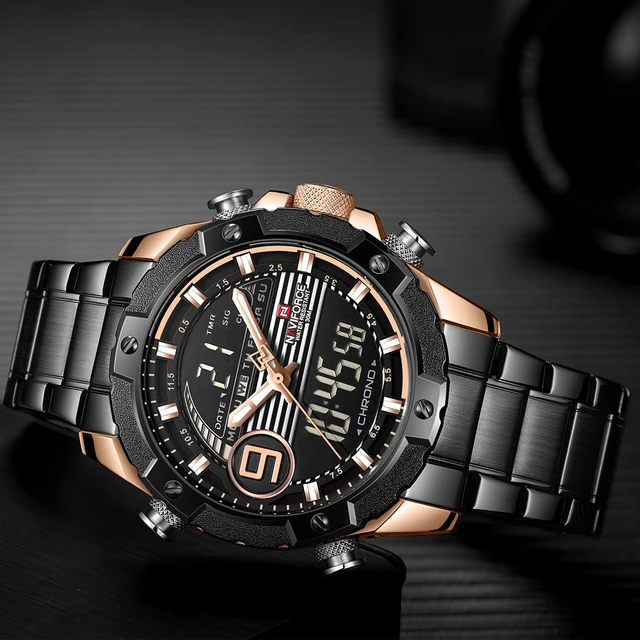 NAVIFORCE 9146S Top Luxury Brand Men Watches Military Waterproof