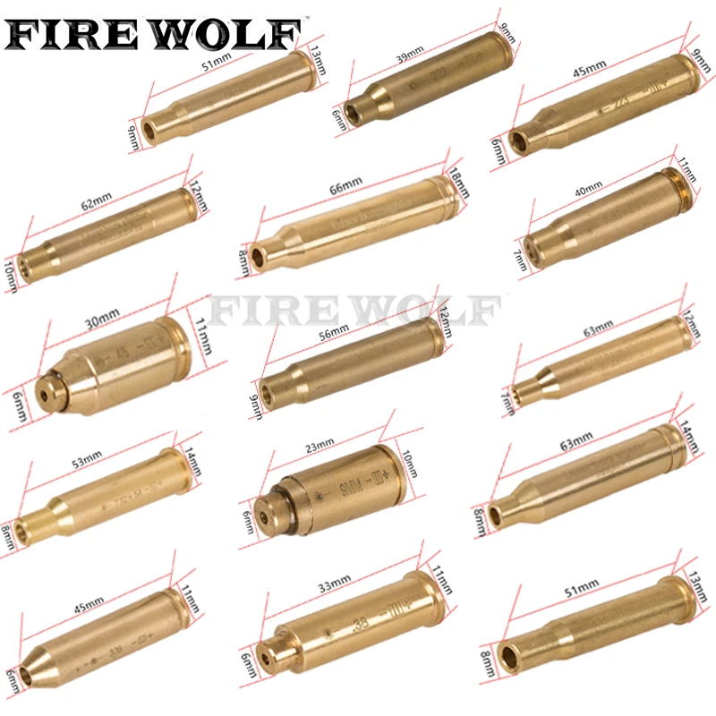 Hunting Red Laser Boresighter CAL.308 .45 .38 .30 CAL 7mm 8mm 9mm CAL.303 300 30-30WIN Cartridge Tactical Bore Sighter Hunting Red Laser Boresighter CAL.308 .45 .38 .30 CAL 7mm 8mm 9mm CAL.303 300 30-30WIN Cartridge Tactical Bore Sighter