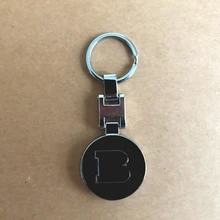 High quality for brabus emblem Car Metal Keychain for Mercedes Benz C E S A B R GL ML GLK SLK Class for AMG w204 w203 key ring