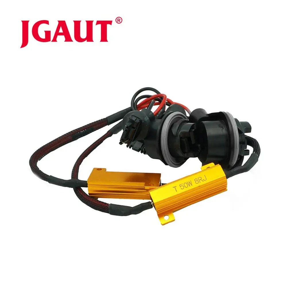 JGAUT 3156 3157 Load Resistors 50W 8 Ohm LED headlight HID Headlamp Fog lamp Canbus Decoder warning canceller decoder capacitor |