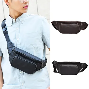 

Waist Bag Female Belt Men Fashion Casual Sports Bag Shoulder Bag Solid Color Messenger Bag Pocket Fanny Pack Mobile Phone Bag