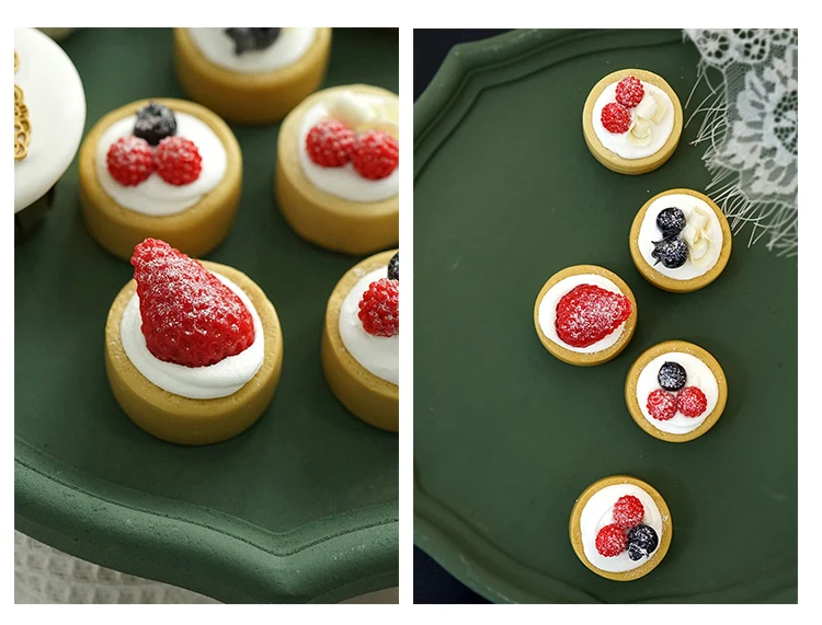 Имитация фрукты чаша фруктовый пирог модель дисплей игрушечный торт десерт клубника Тарт, пирожное выпечки витрину