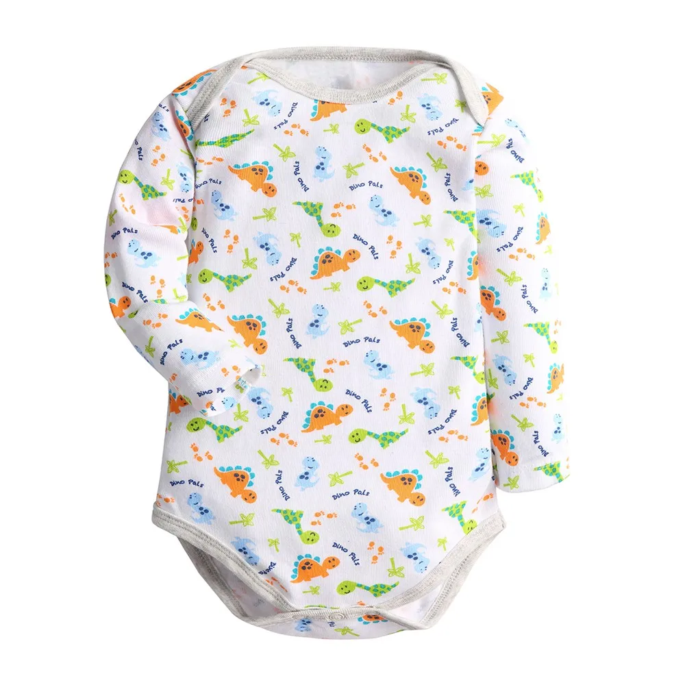 Baby Bodysuit 3 piecesLot Infant Baby Girl's Costume Newborn Boys Jumpsuit Cute Cotton Long Sleeve Babies Body Clothes Overalls