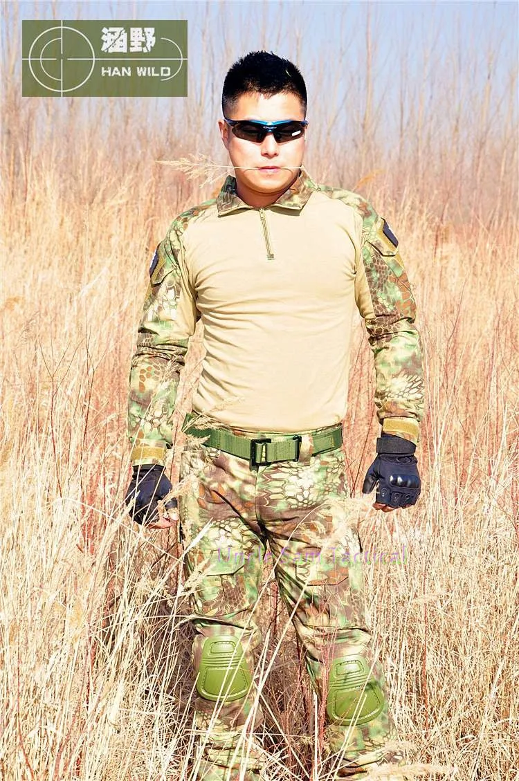Kryptek Mandrake BDU G3 Тактическая Военная форма армейская Военная боевая рубашка и брюки с наколенниками камуфляжная одежда для охоты