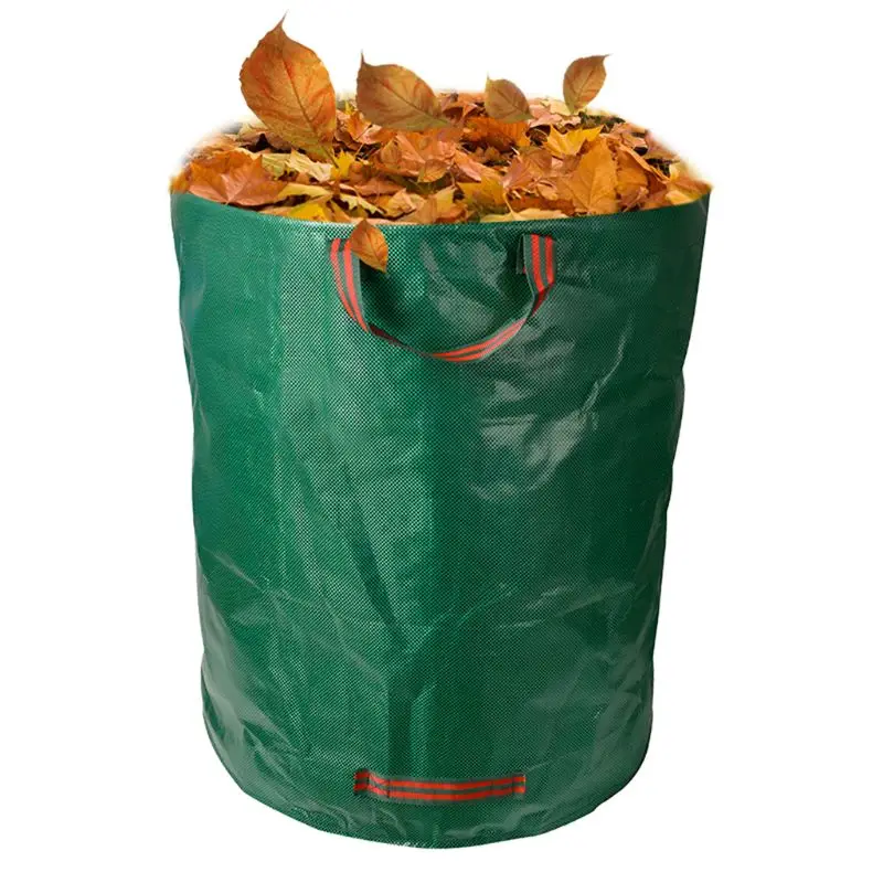 Садовый пакет из 3 больших 272L садовых мешков для мусора(H76 см, D67 см