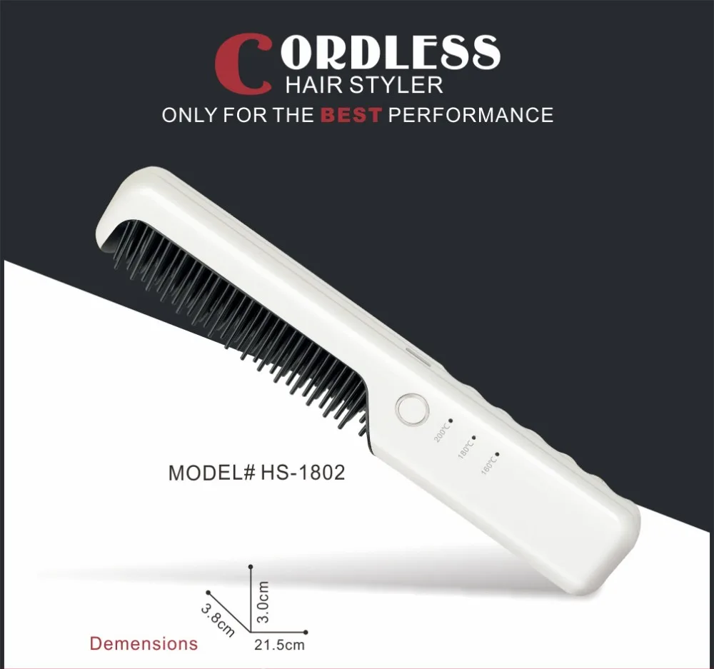 mini wireless hair brush