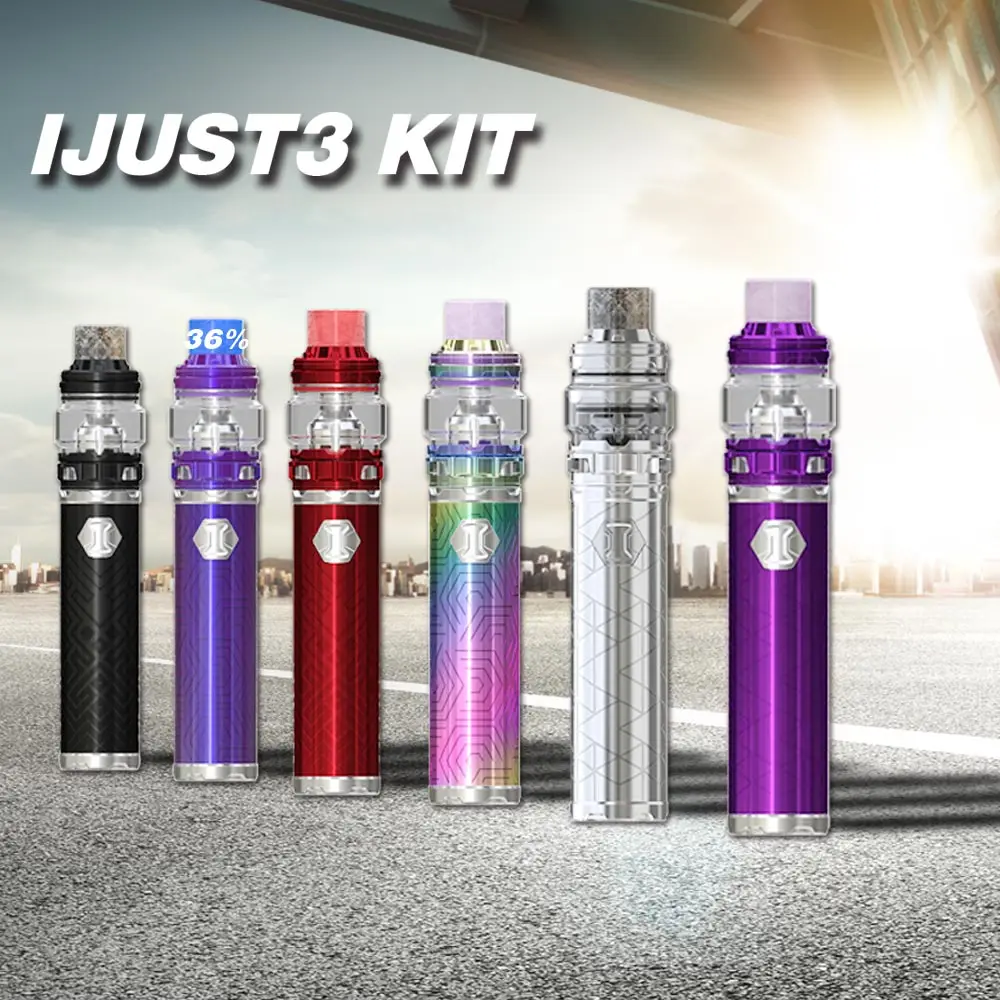 Original Eleaf Vape pen kit 6.5mliJust 3 kit with ELLO Duro with built-in 3000mAh battery electronic cigarette