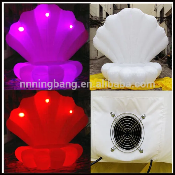 

Free shipping Diameter 3m Height 3.5m inflatable shell for wedding decoration