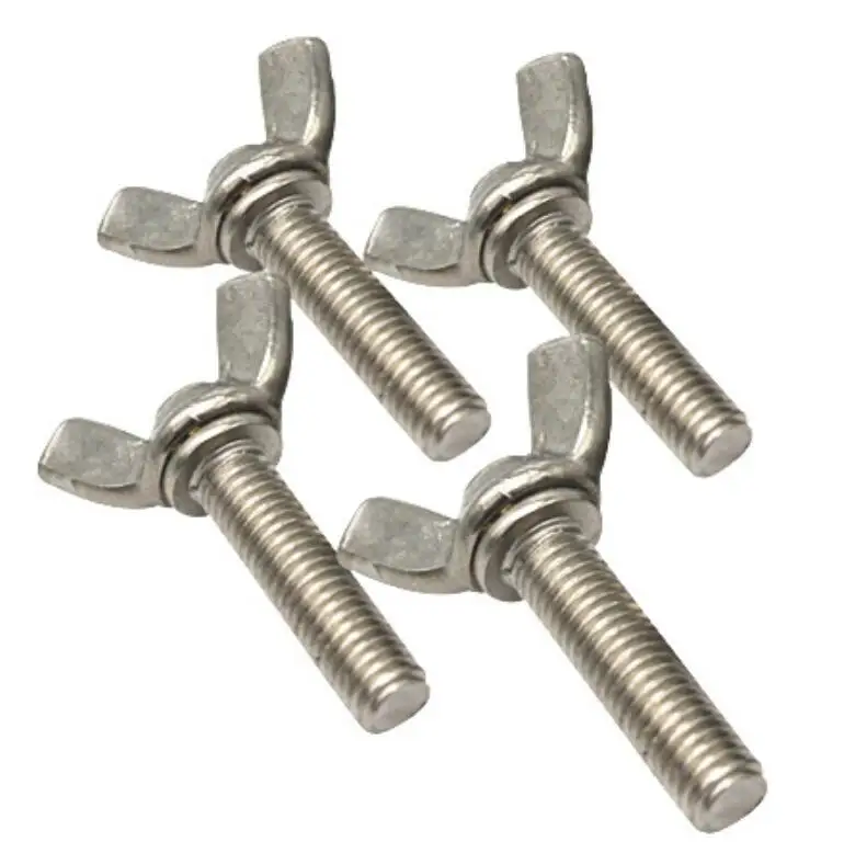 M6 M8 Wing Screw 304 Stainless Steel Thumb Screws hanger bolts High