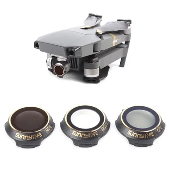 

For DJI Mavic Pro Professional/Platinum Neutral Density Lens Filter UV+CPL+ND8 Filters Polar C-PL Drone Sunhood Accessories