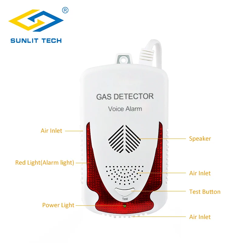  Gas Leak Detector LPG Natural Gas Leak Sensor For Household Kitchen Gas Leakage Alarm System with D - 4000308866423