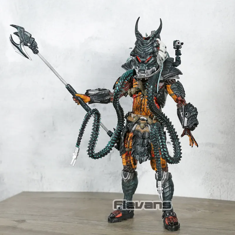 18CM Predator Clan Leader Alien Hunter Action Figure Ultimate Deluxe Collect NEW