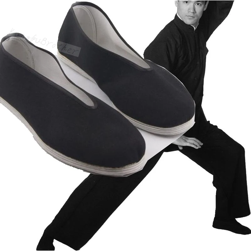 

100 % Handmade Bruce Lee Kung Fu Shoes Men Wing Chun Jeet Kune Do Wushu Tai Chi Shoe Martial Arts Equiepment