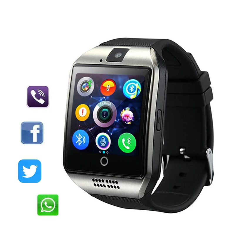 Q18 smart watch телефон Bluetooth мобильного телефона светодиодный экран Поддержка SIM TF