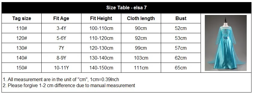 New Elsa 2 Dress Girls Princess Dresses Halloween Cosplay Costume Winter Long Sleeve Anna Elza Costume for Kids Girl Vestidos