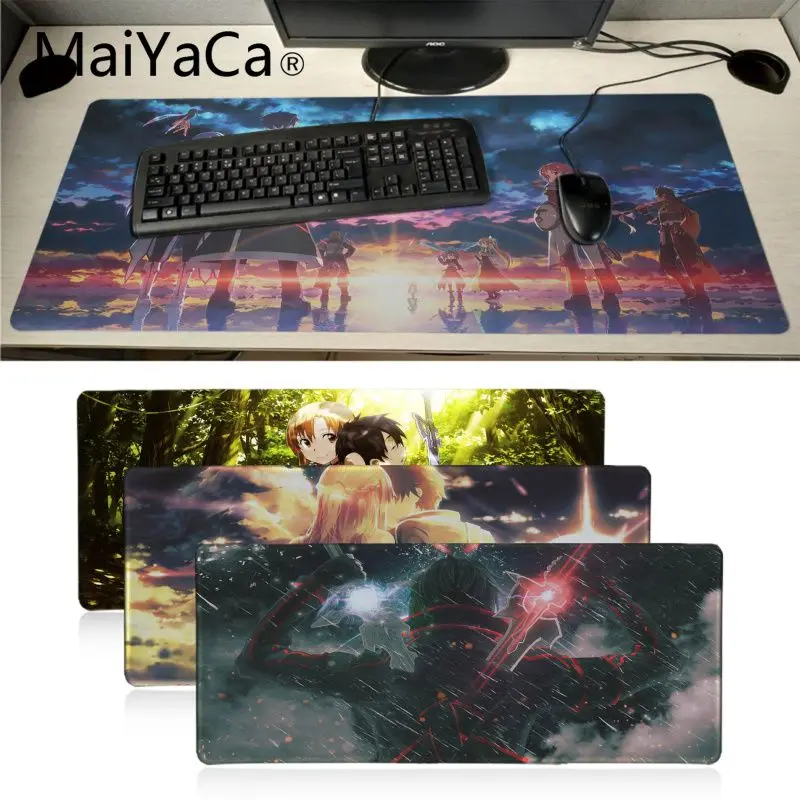 Maiyaca аниме SAO меч асуны искусство онлайн коврик для мыши alfmpilla игровой Коврик xxl