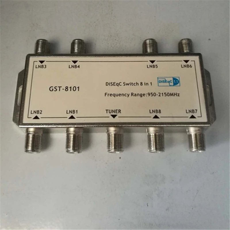 

Good Performance 8 in 1 out Satellites Switch 8x1 diseqc 2.0 Switch