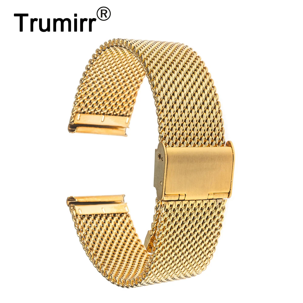 Ремешок для часов 24 мм Milanese Sony Smartwatch 2 SW2 сменный сетчатый Браслет из нержавеющей