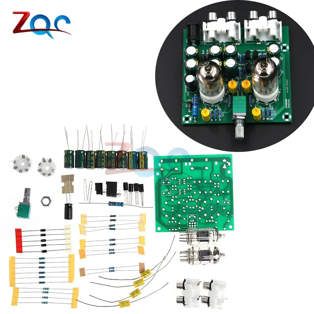 6J2 ламповый предусилитель усилитель мощности для наушников усилитель мощности ламповый буфер DIY комплект база на музыкальной верности X-10D схема
