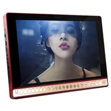 FEIZHOUYI 25 inch Portable DVD player Speaker HD 1280x720P video game machine old man FM mobile audio radio Music singing withTV