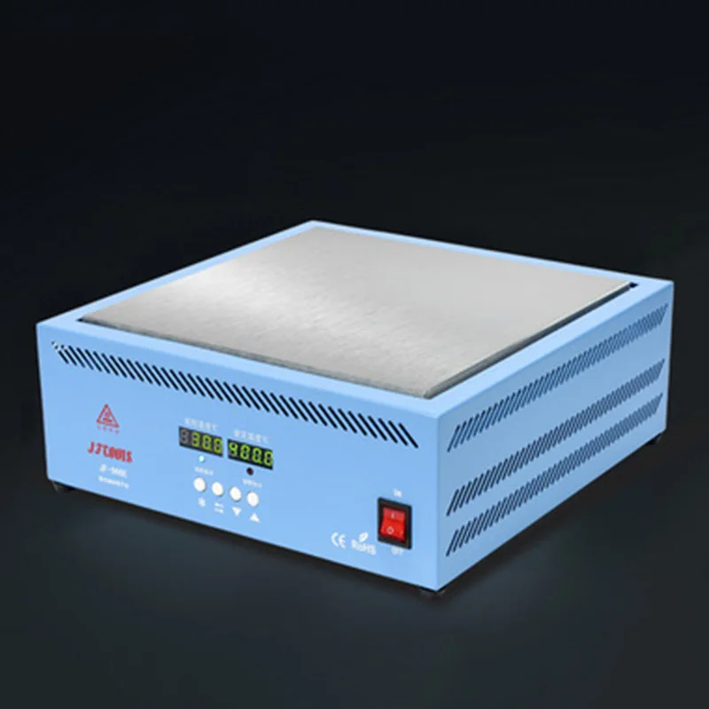 

JF-966E LED Constant Temperature Heating PLatform 300*300 Anti-scalding Preheating Station Welding Rework Station Heating Plate