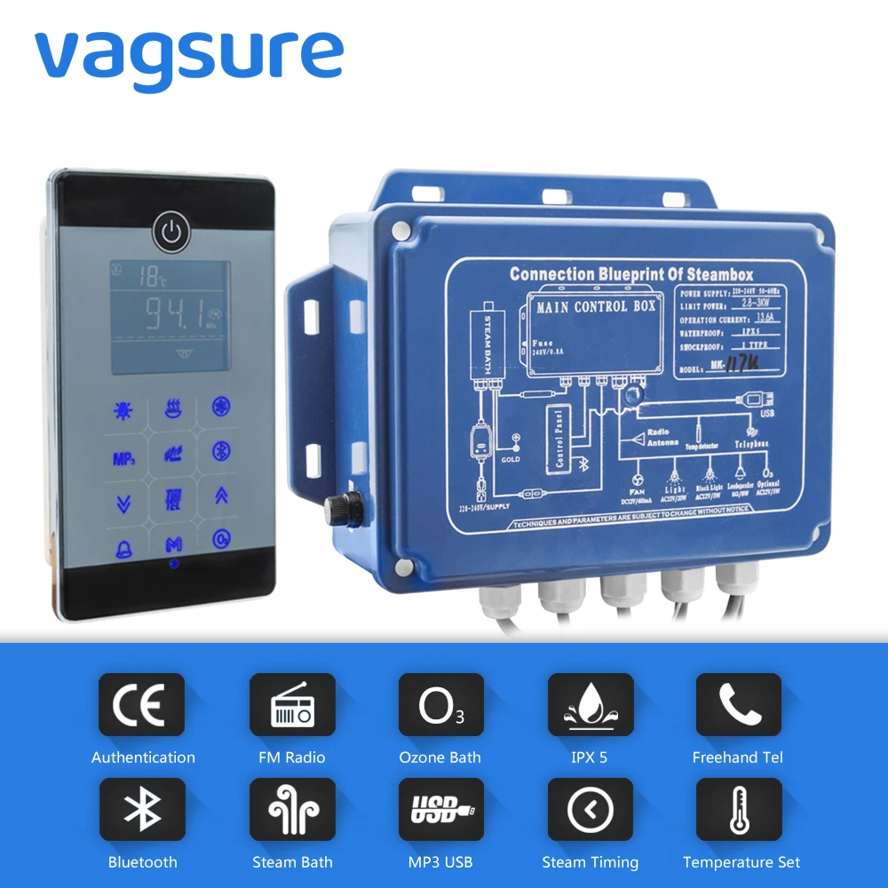 2 8kw Ipx5 Bluetooth Mp3 Usb Touch Steam Controller Ozone Sauna Spa Generator Steam Time Setting Temperature Sensor Ac 2v Sauna Rooms Aliexpress 2 8kw Ipx5 Bluetooth Mp3 Usb Touch Steam Controller Ozone Sauna Spa Generator Steam Time Setting Temperature Sensor Ac 2v Sauna Rooms Aliexpress