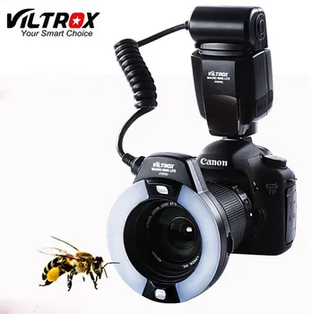 

Viltrox JY-670C Camera Macro Close-Up TTL Ring Flash Speedlite for Canon 760D 750D 700D 650D 600D 550D 60D 70D 7D 5D II III IV
