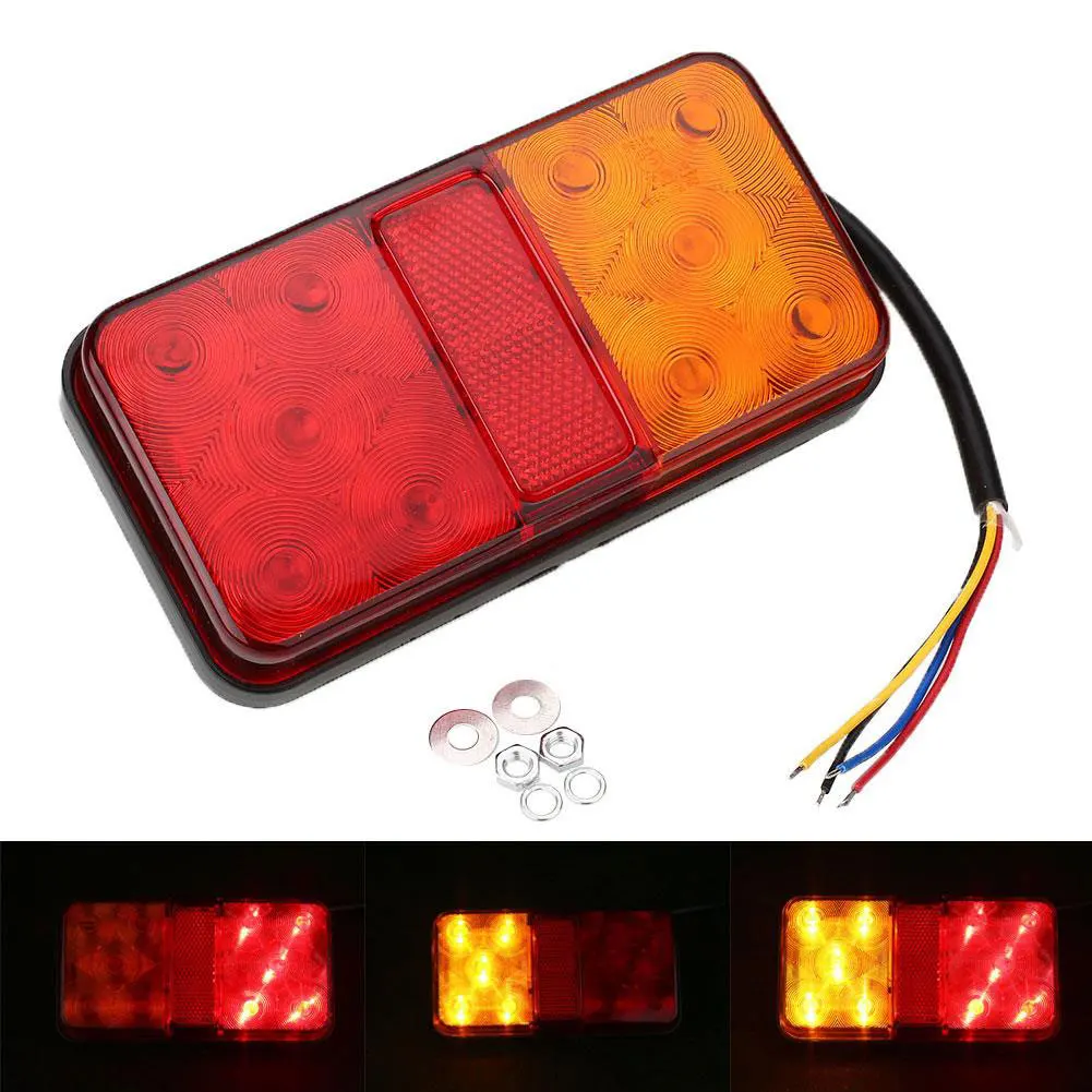 

12V 10 LED Truck Car* Trailer Rear Tail Light Stop Indicator Turn Signal