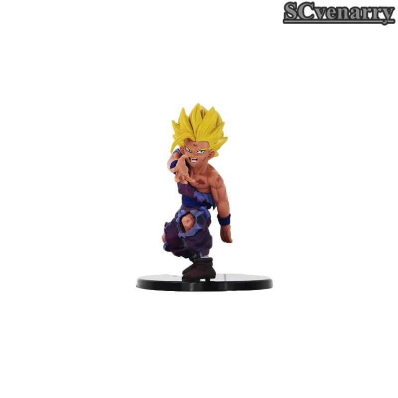 Аниме Dragon Ball Z Супер Saiyan Goku Kakarotto сына камехамеха ПВХ фигурку игрушки