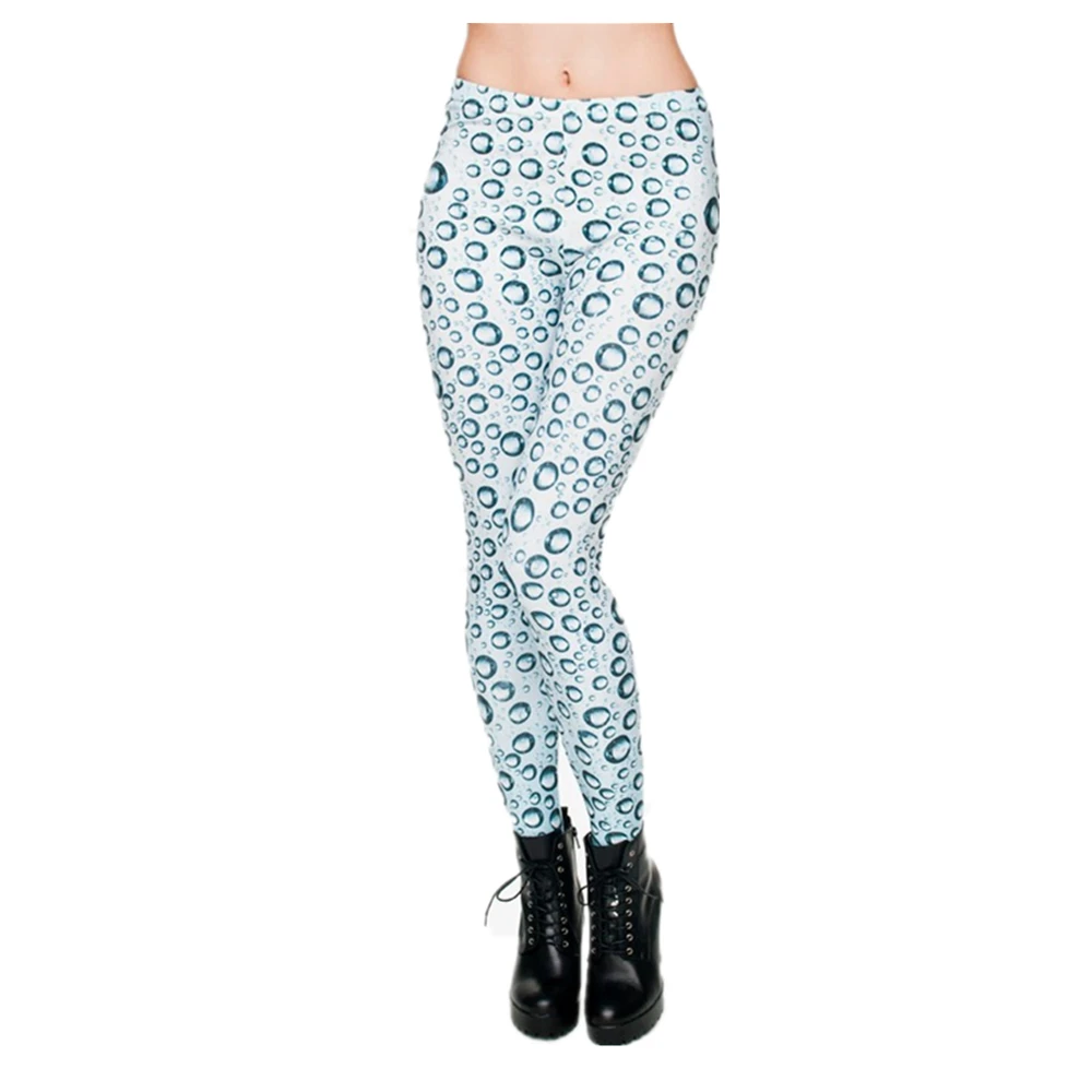 

New Arrival 3D Printing Solid Water Women Leggings Summer jeggings Pants Fitness Legging Punk Rock Calzas Mujer legins girls