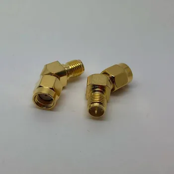 

30 Pieces RP-SMA Female to RP-SMA Male Connector and 45 Degree 135 Angle Adapter New